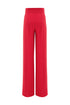 Hight Waist Straight Trousers With Thick Belt